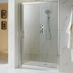 Coral Sliding Shower Door Shower Enclosure for Alcove - 1200mm  